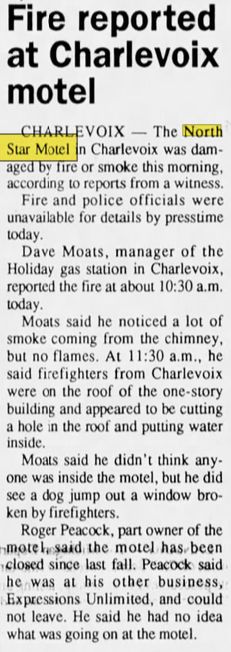 North Star Motel - Feb 1991 Article On Fire